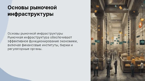Рыночная инфраструктура