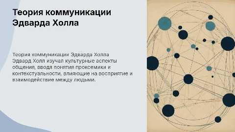 Теория коммуникации Эдварда Холла