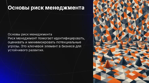 Риск менеджмент