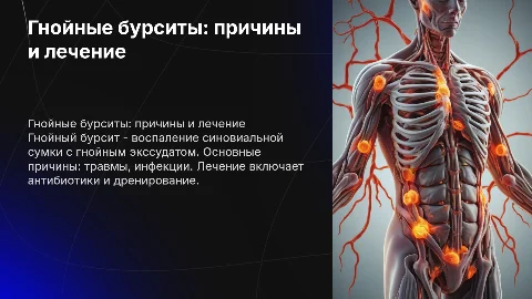 Гнойные бурситы