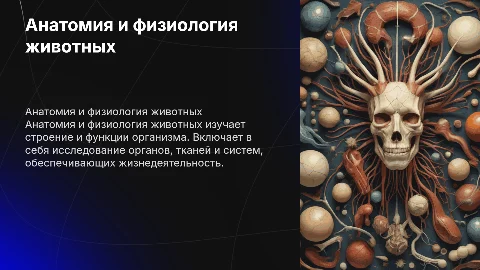 Анатомия и физиология животных