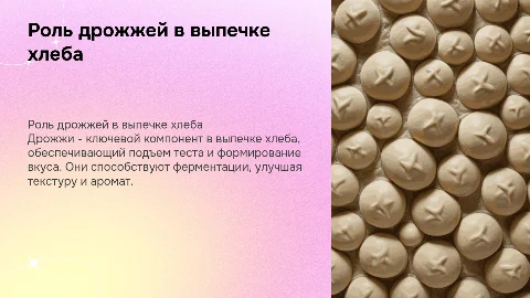 Использование дрожжей в выпечки хлеба