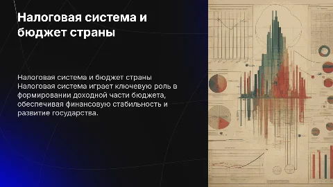 Налоговая система страны и её значение для бюджета