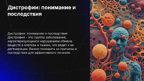 дистрофии