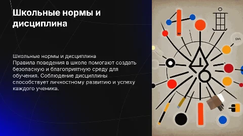 Правила поведения и соблюдения дисциплины в школе