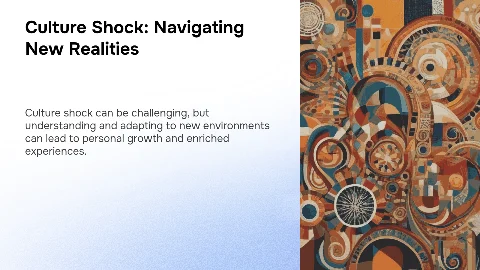 Culture Shock: How to Deal with It