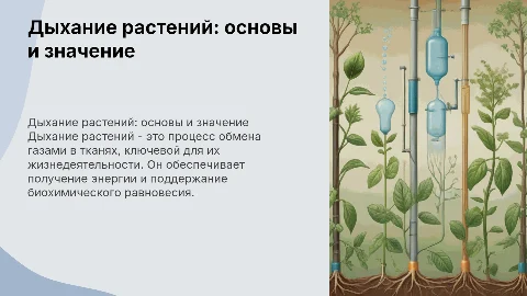 Дыхание растений