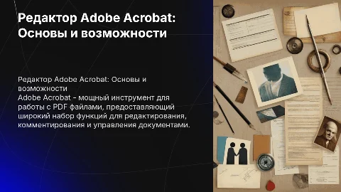 Редактор Adobe Acrobat
