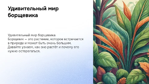 про борщевик для малышей детские картинки