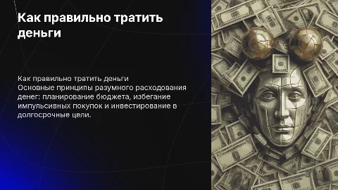 Как правильно тратить деньги