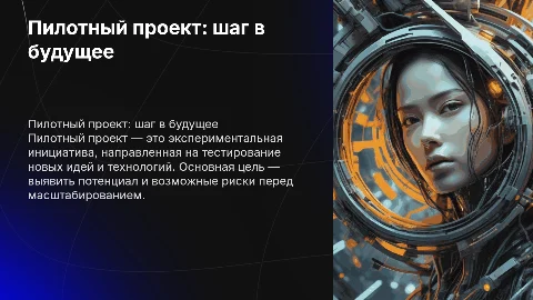 Пилотный проект
