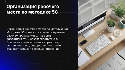 Организация рабочего места (5С)