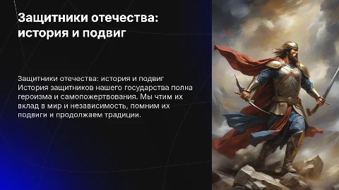 о защитниках отечества
