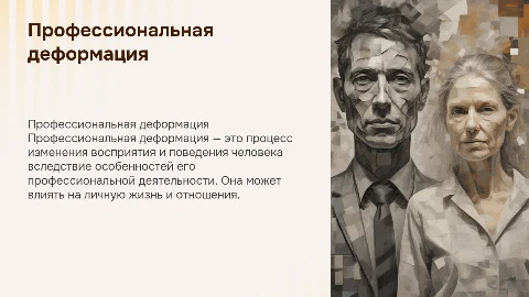 Профессиональная деформация