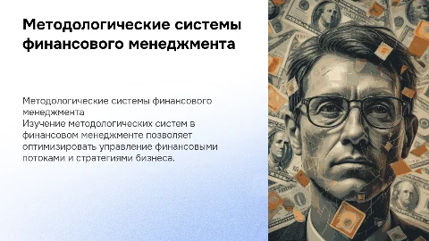 Методологические системы финансового менеджмента