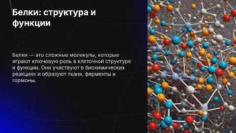 Белки и их свойства