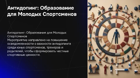 Подготовка мероприятия по антидопингу для юных спортсменов