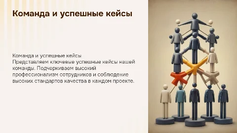 Ключевые успешные кейсы команды: профессионализм и качество