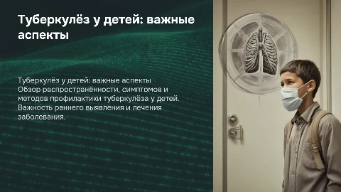 туберкулёз у детей