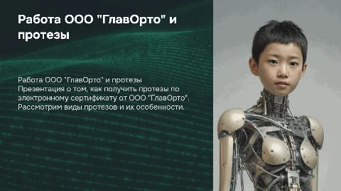Работа ООО "ГлавОрто": получение протезов по сертификату