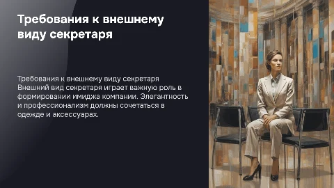 требование к внешнему виду секретаря