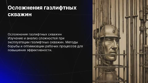 осложнения при эксплуатации газлифтных скважин и борьба с ними