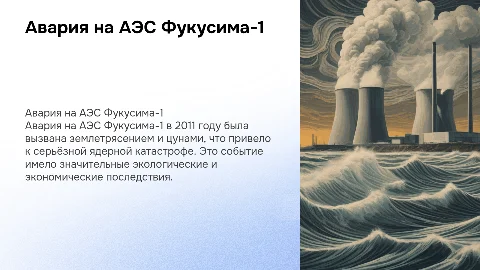 Авария на АЭС Фукусима-1: причины и последствия