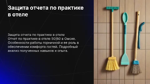 Защита отчета по практике в отеле 50|60 в Омске