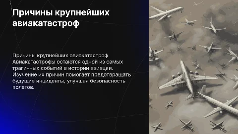 причины крупнейших авиакатастроф