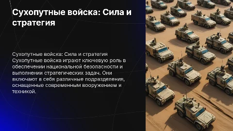 сухопутные войска