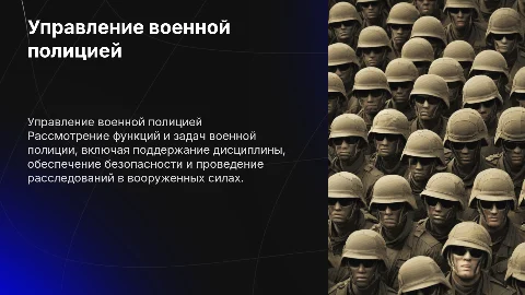 Управление военной полиции