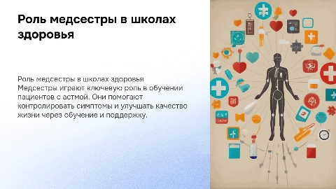 Роль медсестры в школах здоровья для пациентов с астмой
