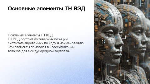 Из каких основных элементов состоит ТН ВЭД?