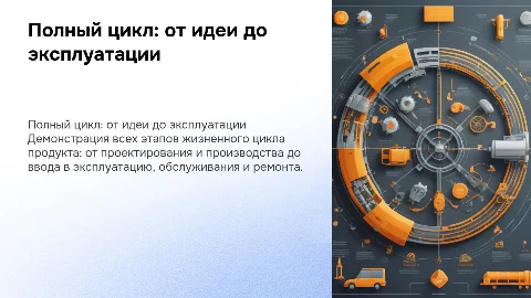 Полный цикл работ: от формирования облика до серийного изготовления