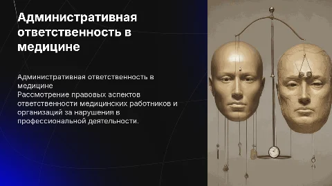 Административная ответственность мед.работников и мед.организаций
