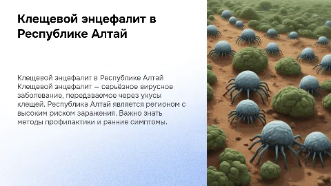 клещевой энцефалит в республике алтай