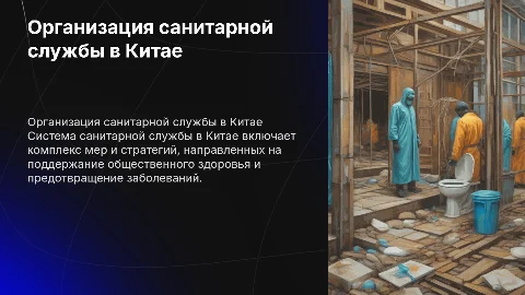организация санитарной службы в китае