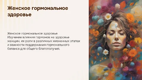 Женское гормональное здоровье