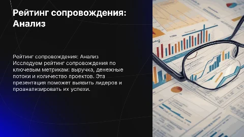Рейтинг сопровождения по выручке и количеству проектов