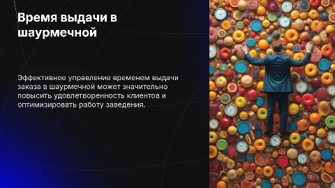 Время выдачи в шаурмечной