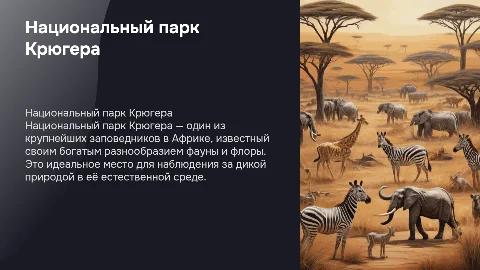 Национальный парк Крюгера