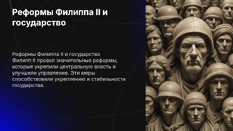 2. Реформы Филиппа II и укрепление государства