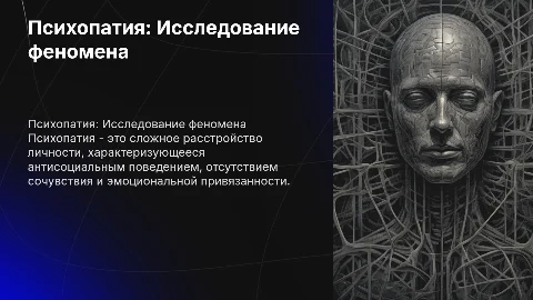 психопатия