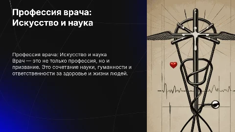 Профессия врач