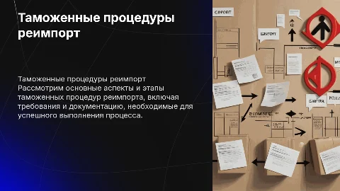таможенные процедуры реимпорт