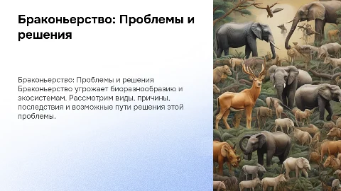 Браконьерство.Виды.Причины.Последствия.Пути решения