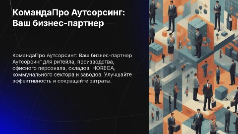Аутсорсинг от КомандаПро: Решения для бизнеса