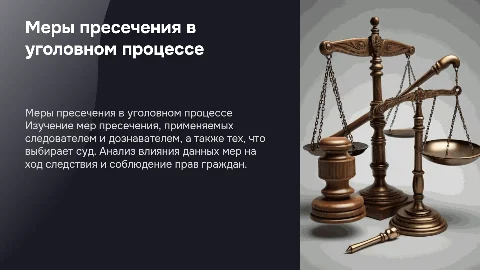 Меры пресечения: выбор следователем и судом в уголовном процессе