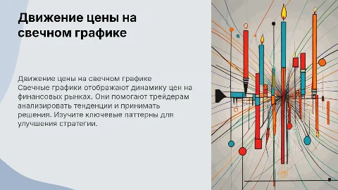 Движение цены на свечном графике