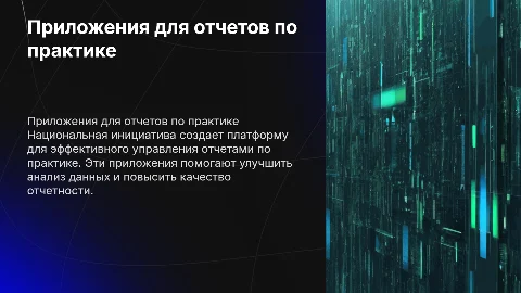 Приложения для отчета по практике национальная Инициатива